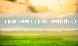 手机端口映射（手机端口映射软件apk）