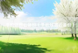 手机信息云备份（手机短信云备份）